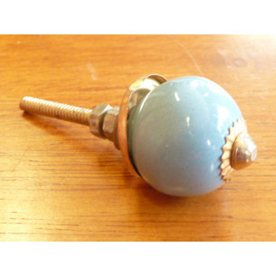 Mini pomello blu unis - doré