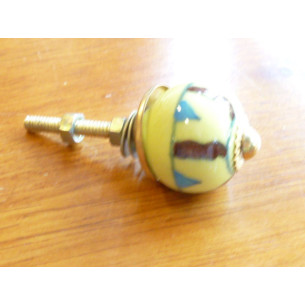 Mini boutons Jaune spiral...