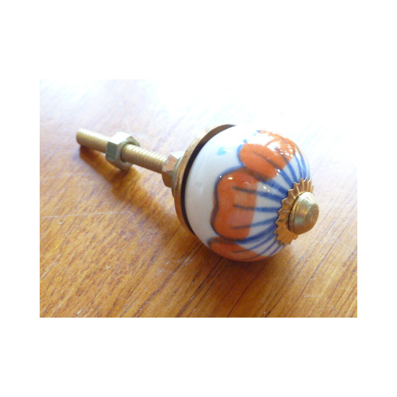 Mini boutons fleur orange
