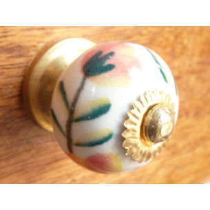 Mini boutons fleurs oranges