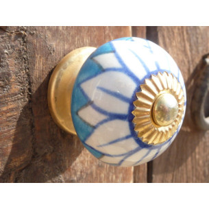 Boutons dalhias turquoises