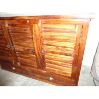 Buffet / 2 cassetti bacino porta palissandro