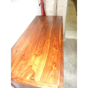 Buffet / porte vasque palissandre 2 tiroirs