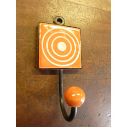 Mini hook square orange with cercle