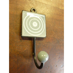 Mini hook square grise with cercle