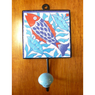 patère 10x10x17 cm pesce...