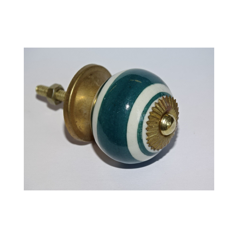 maniglia mobili con fasce verde smeraldo