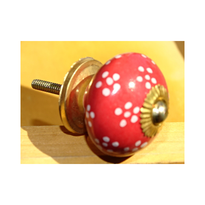 red handle small white flowers