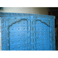 Puertas de armario turquesa con arco en 93 X 195 cm