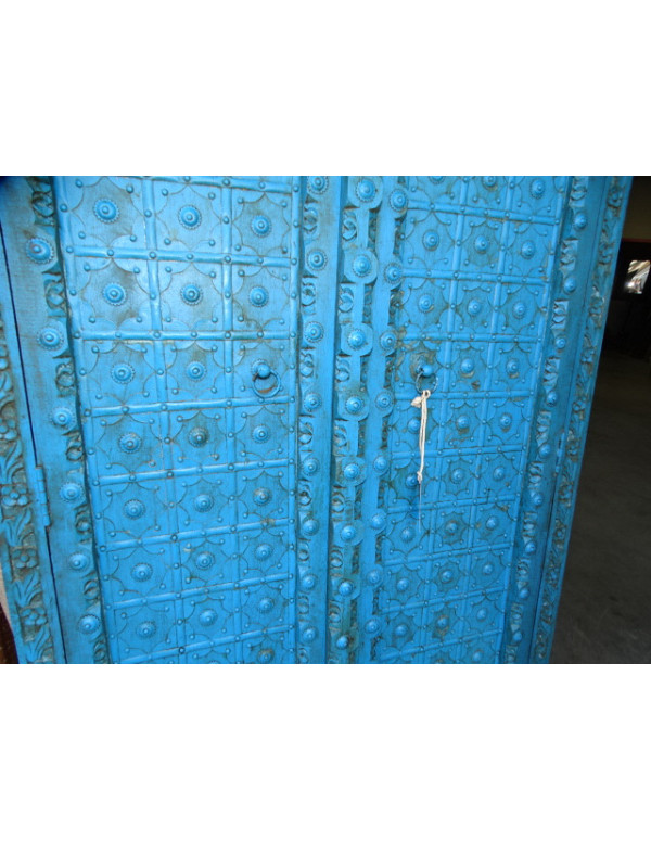 Puertas de armario turquesa con arco en 93 X 195 cm