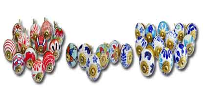 Porcelain handle set