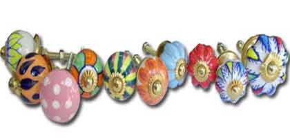 Pomoli per mobili e maniglie in porcellana , ceramica maniglie .
